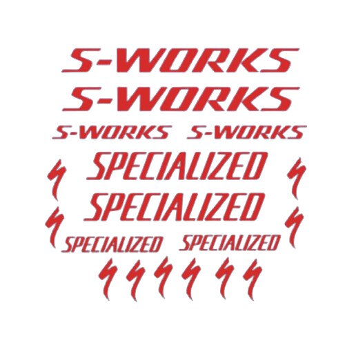 Set Stickere Specialized/S-Works Rosu