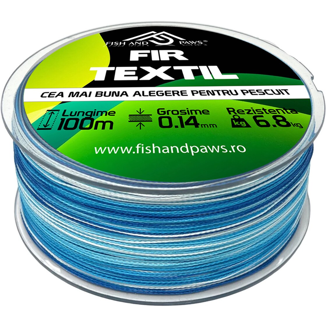 Fish & Paws 0.14mm Albastru