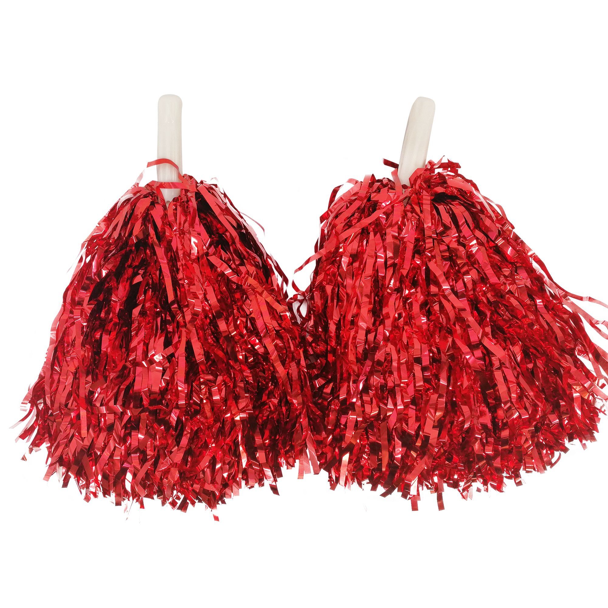 Set 2 Pompoane Majorete Saiconcept Roșu