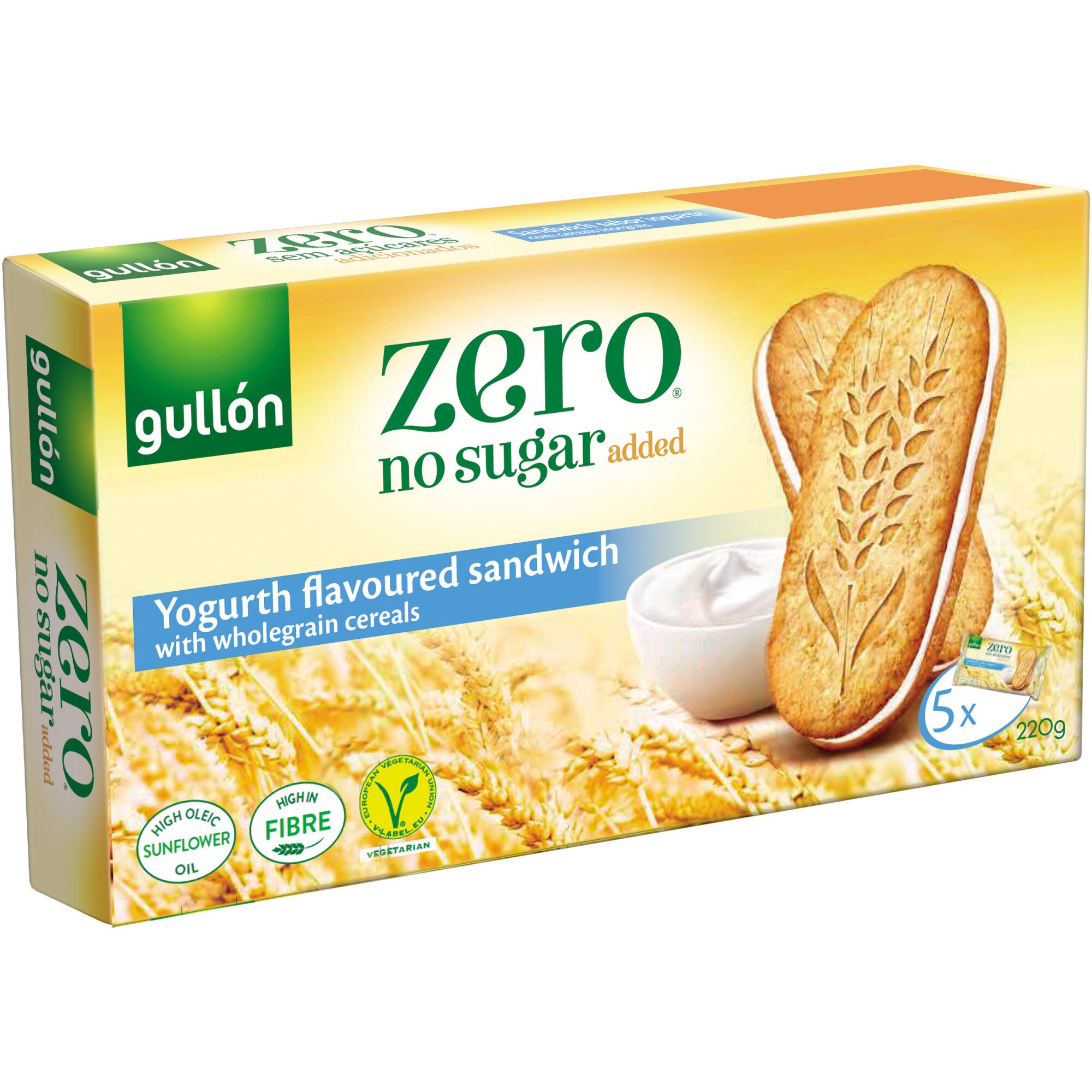 Biscuiți Gullon cu cremă de iaurt