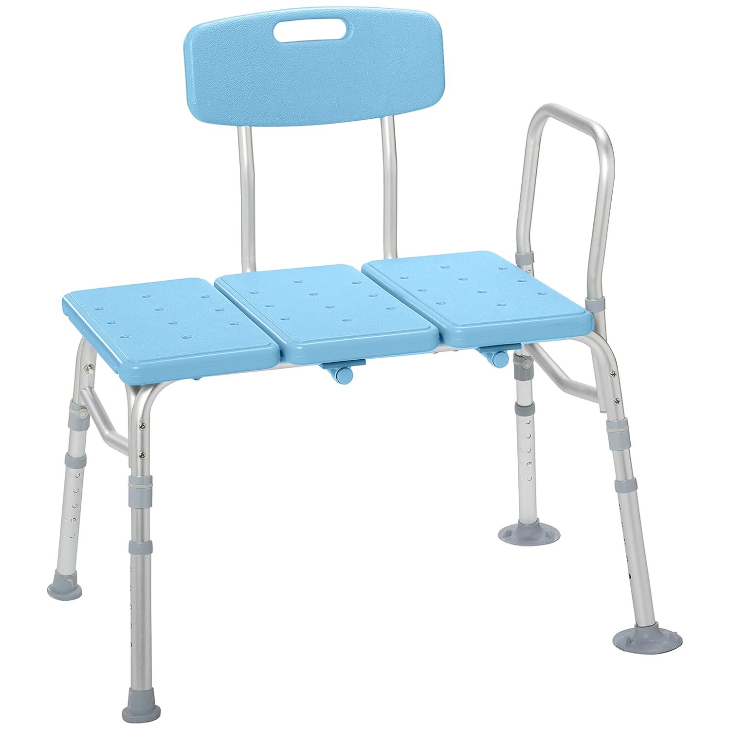 Scaun cada/dus cu spatar și maner Elindor 81cm