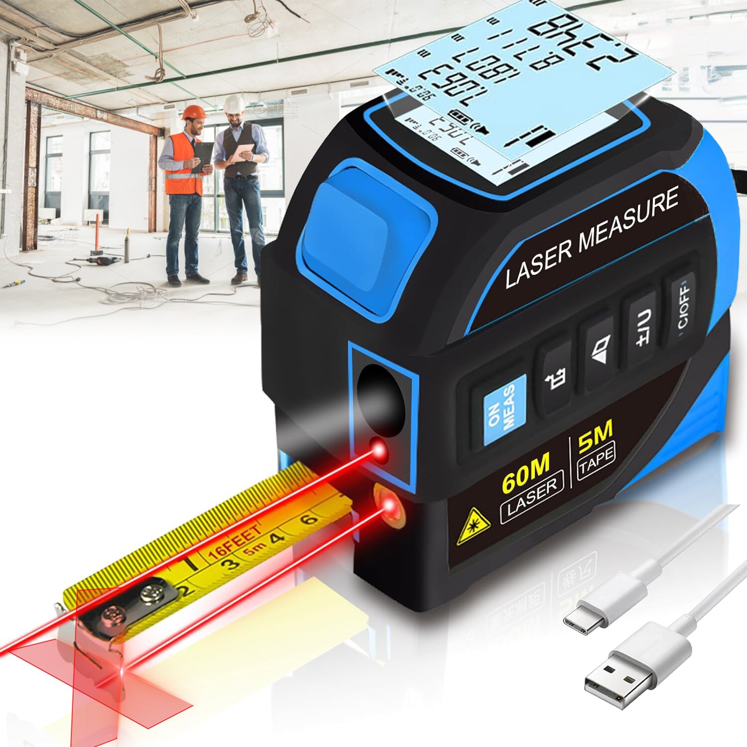 Ruletă Laser 4in1 SHIJOOE