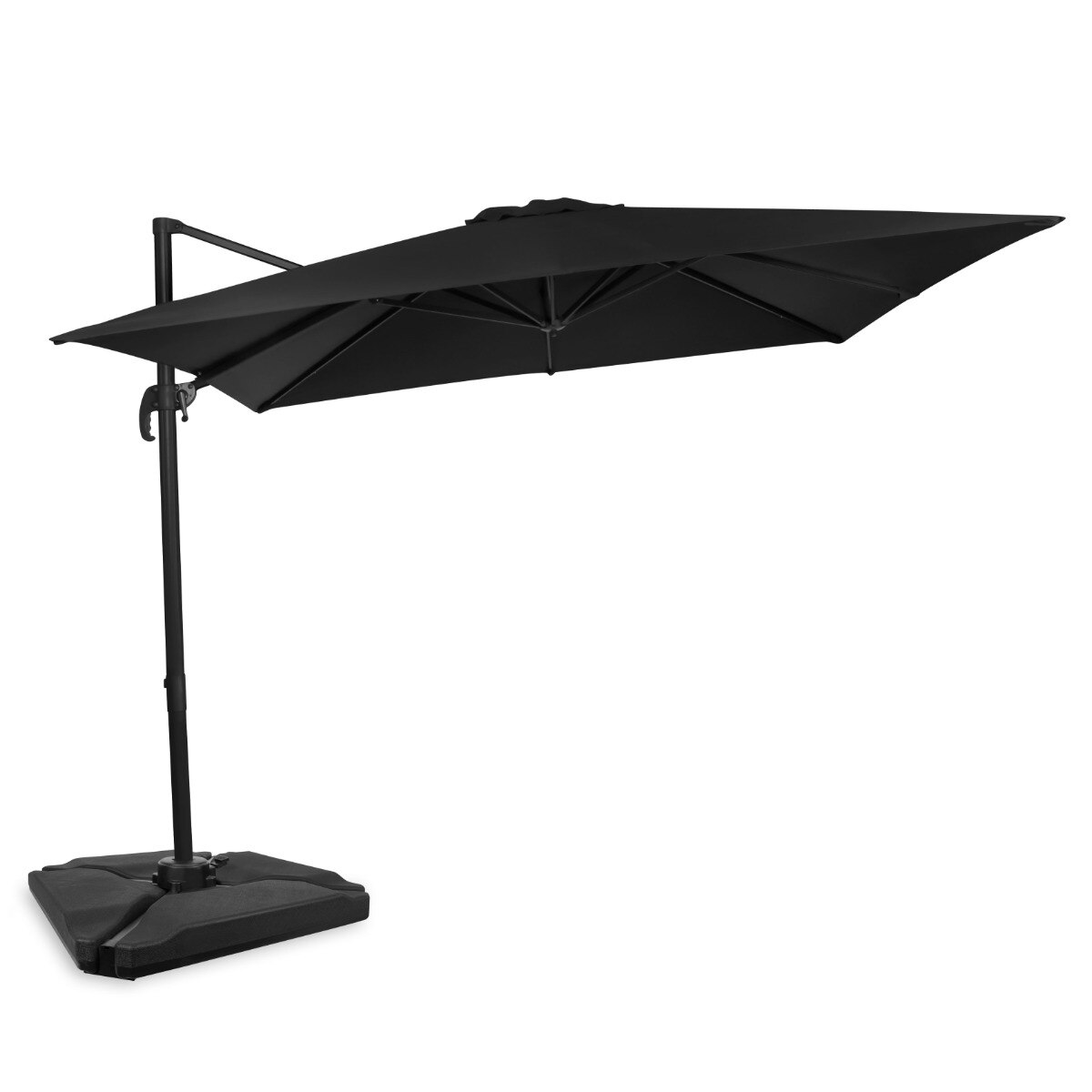 Umbrela soare VONROC PRO 300x300cm Negru