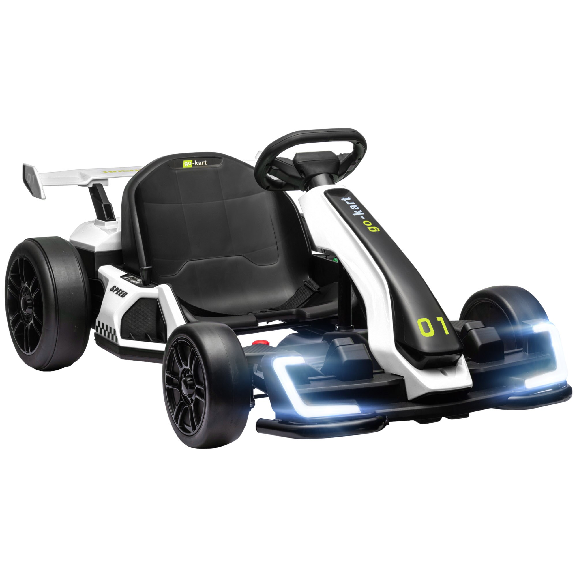 Kart Electric Homcom Alb-Negru