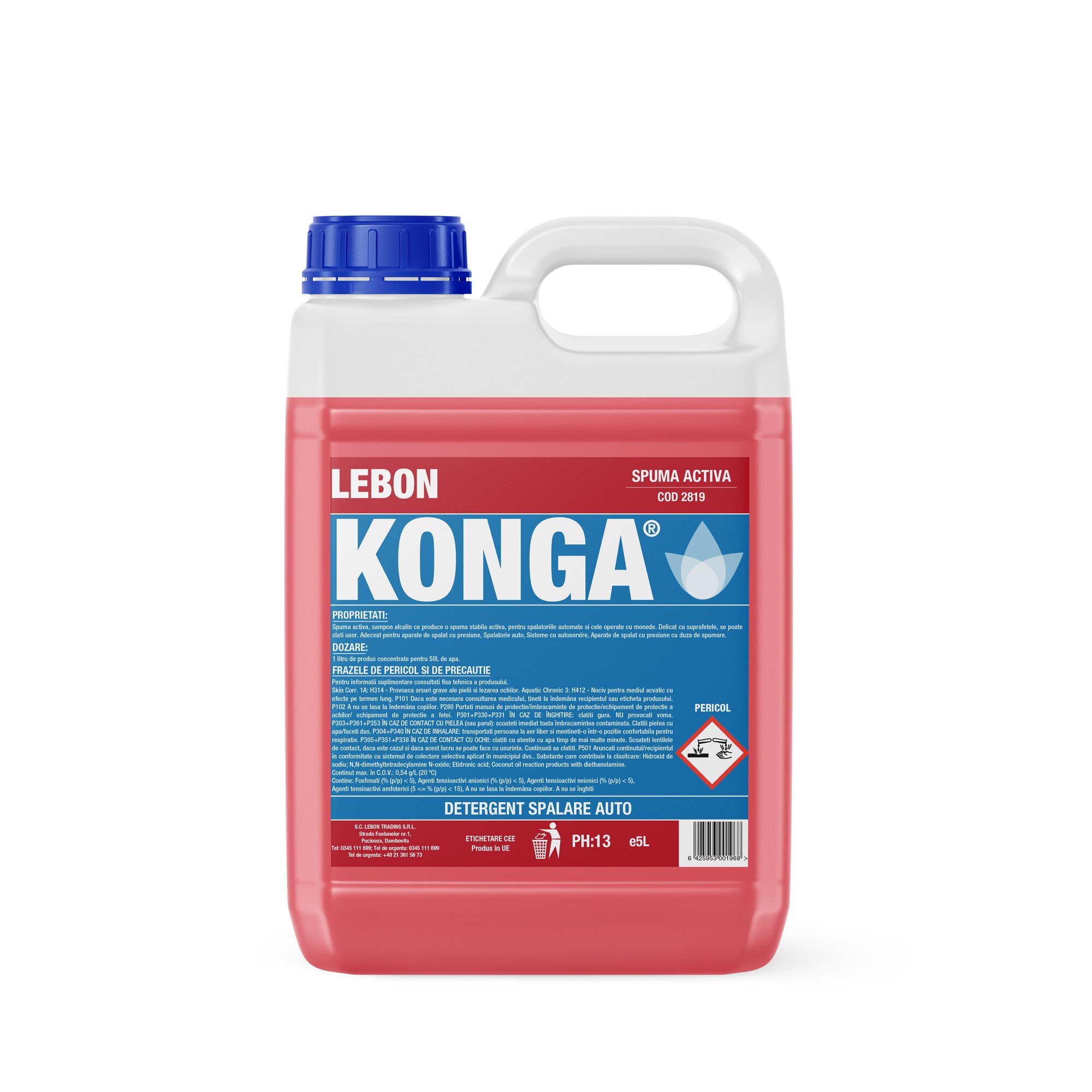 Spumă Activă Konga 5L Alba