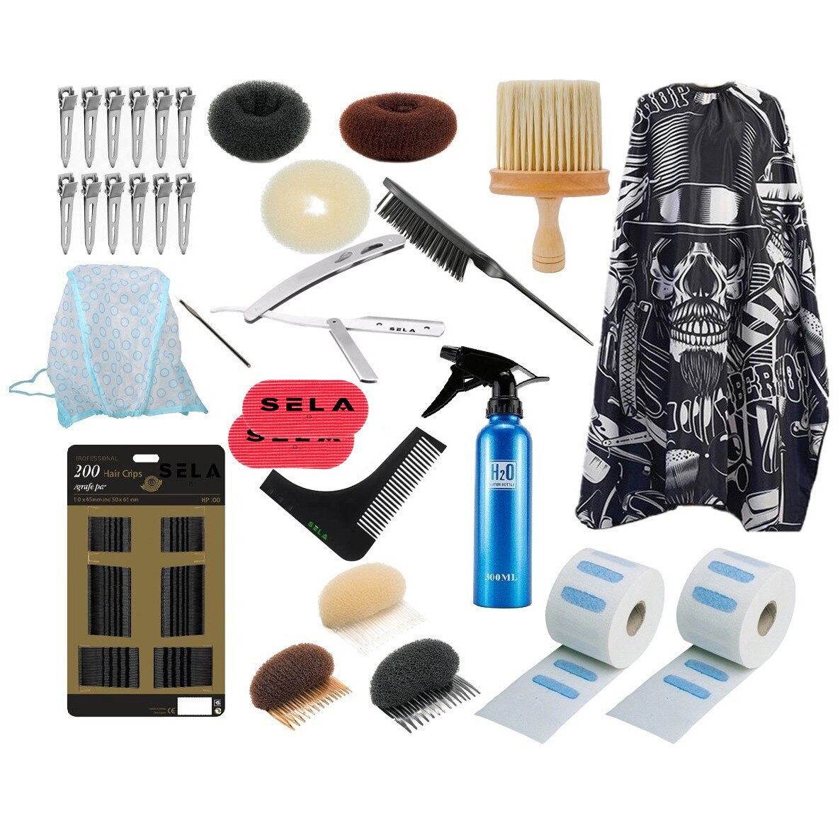 Set kit frizerie coafor Sela 31 de piese