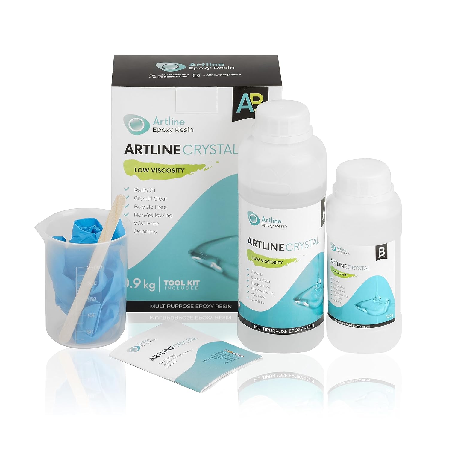 Kit Rasină Crystal Artline