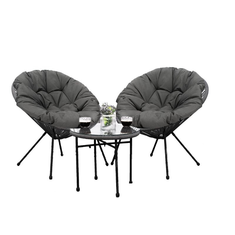 Set Terasă Q DECOR Gri