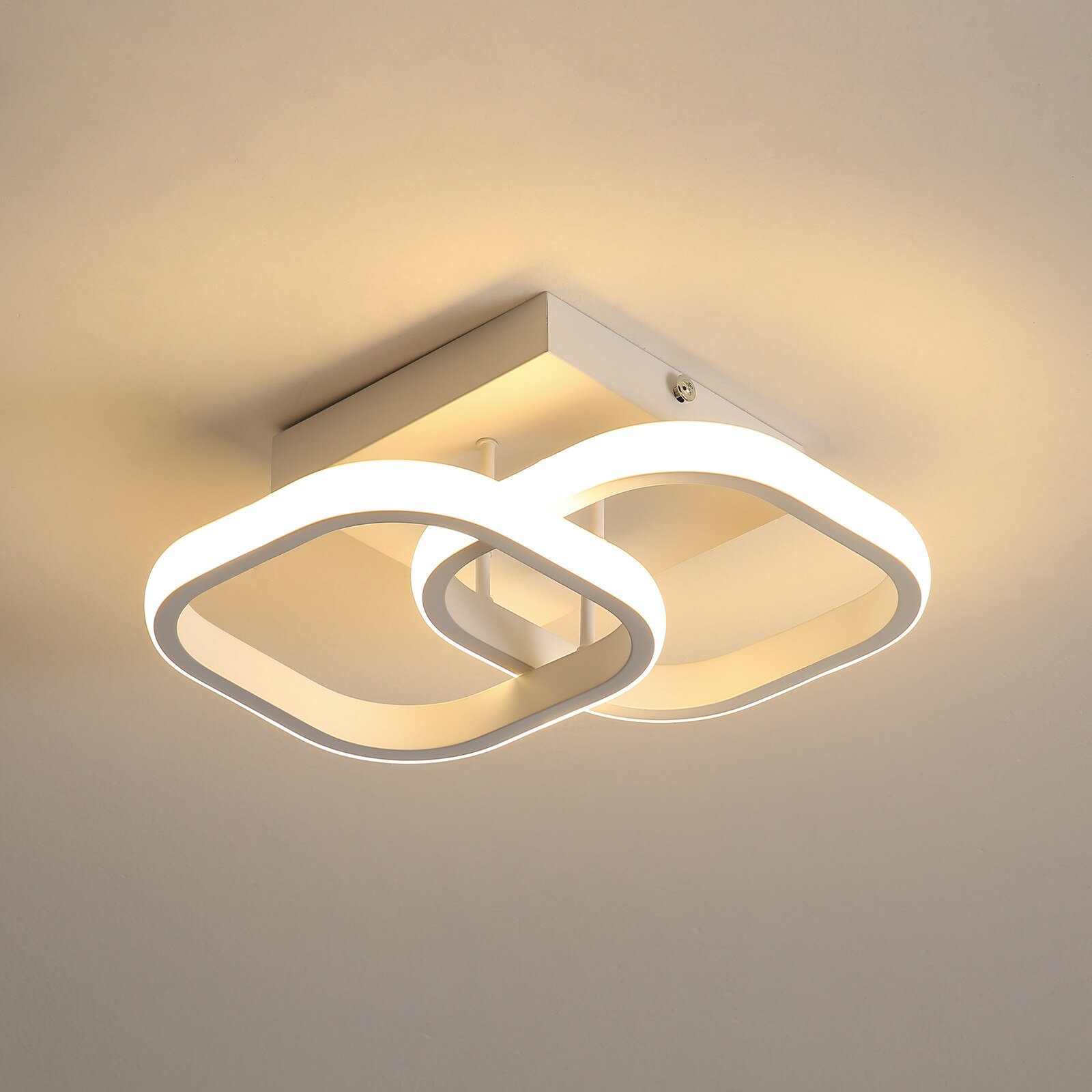 Lustra LED Goeco Model Patrat