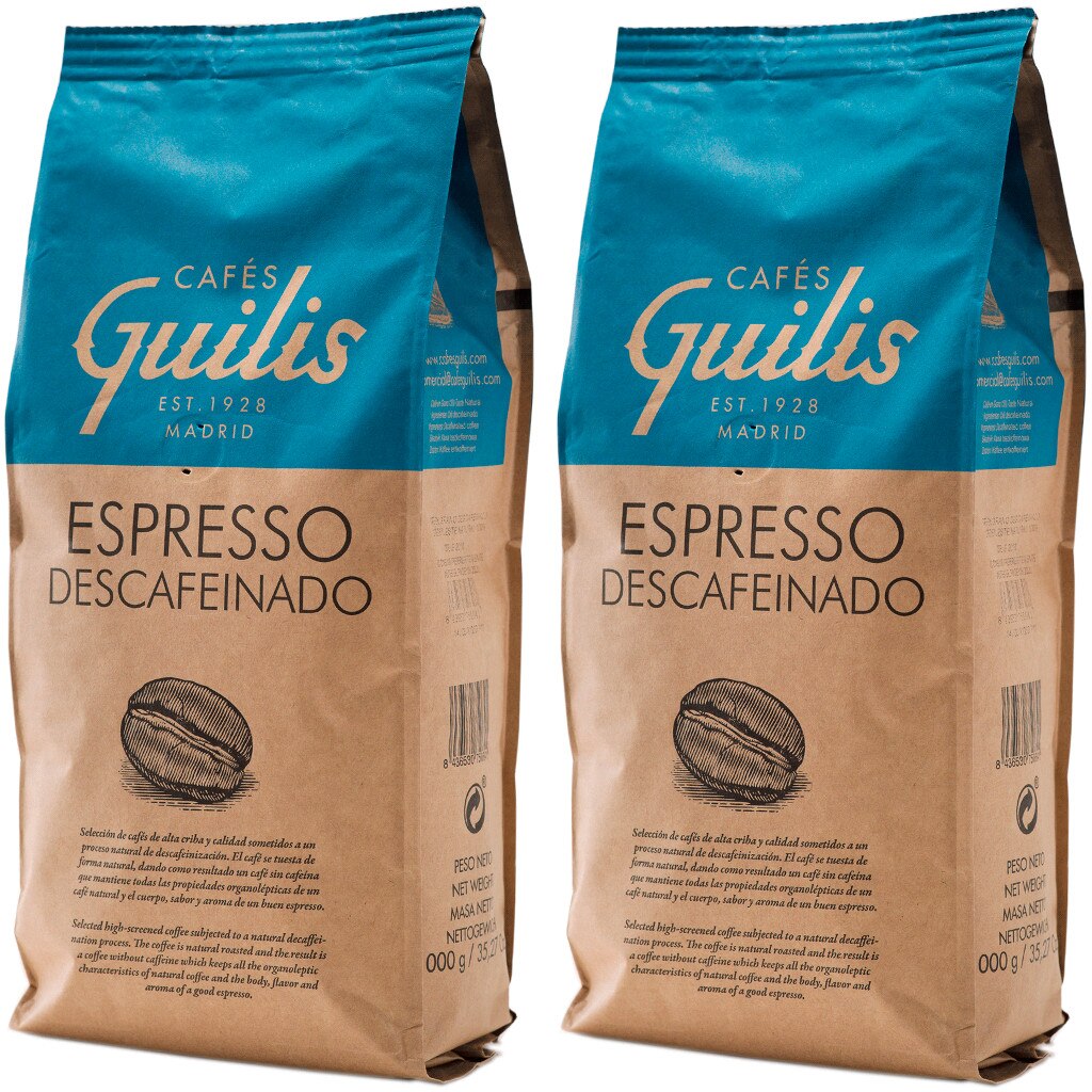 Cafea Boabe Cafes Guilis Decofeinizata