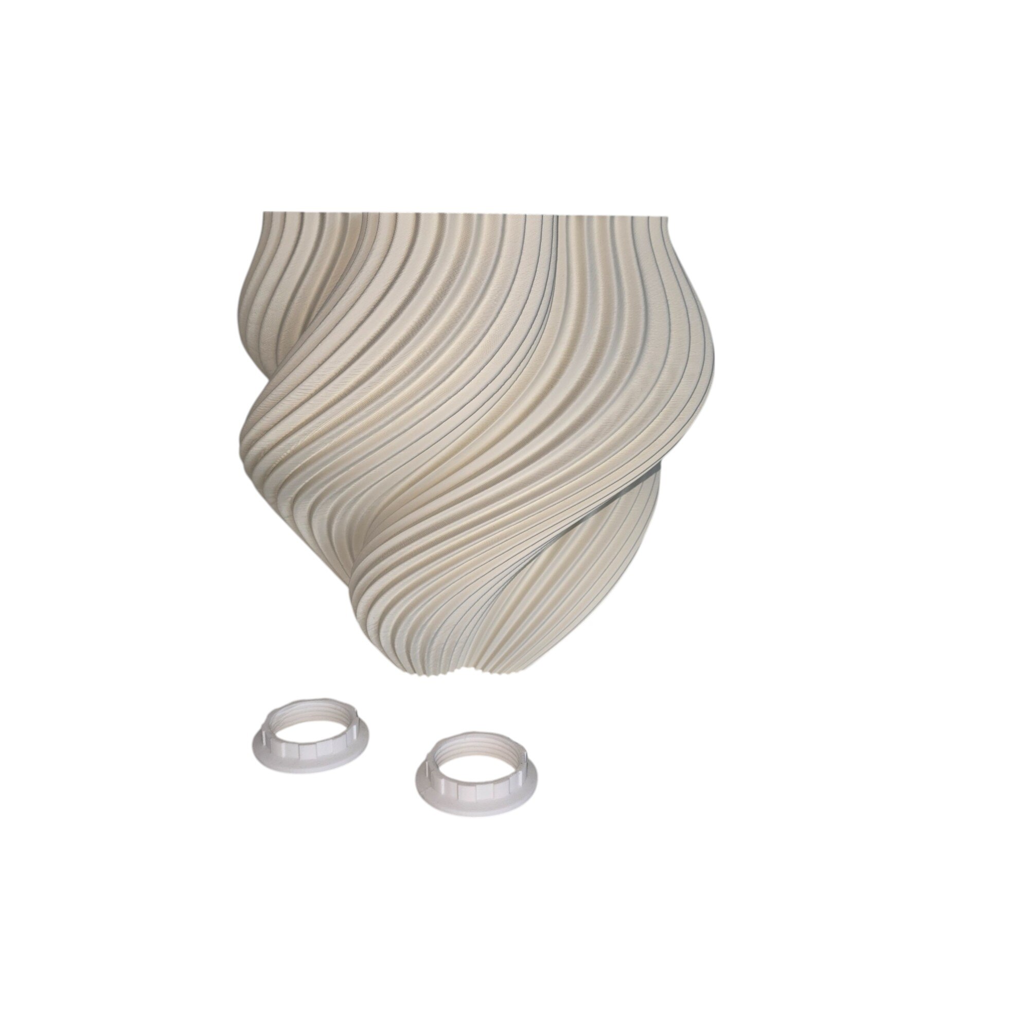 Abajur modern alb design fluid E27
