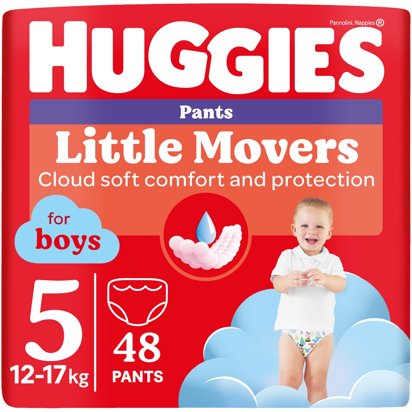Huggies Little Movers 5 Boy 48