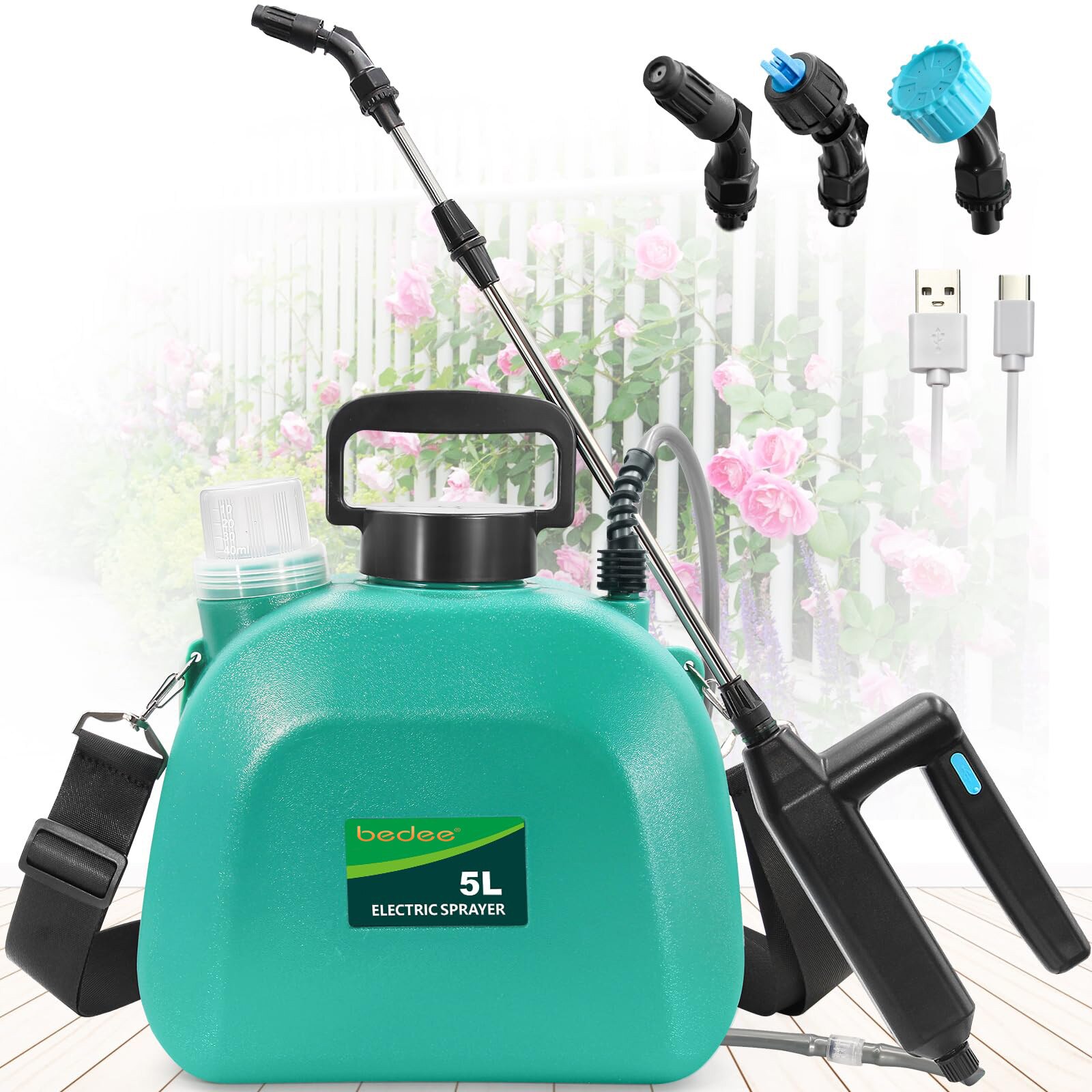 Pompa stropit electrică 5L Verde