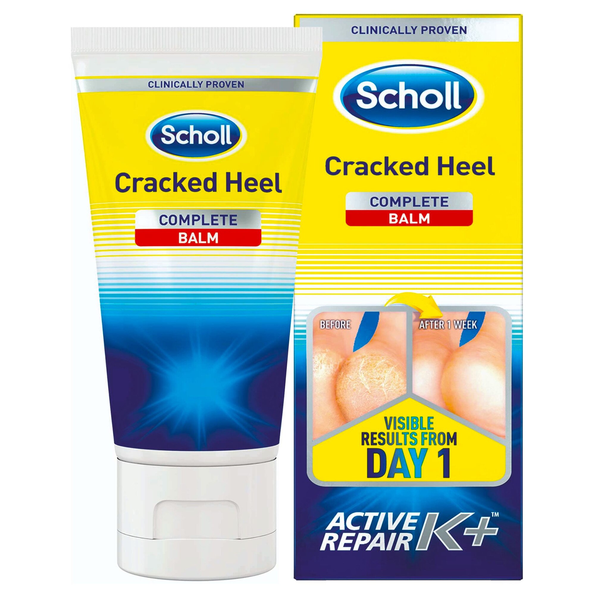Cremă călcâie Scholl Active Repair K+