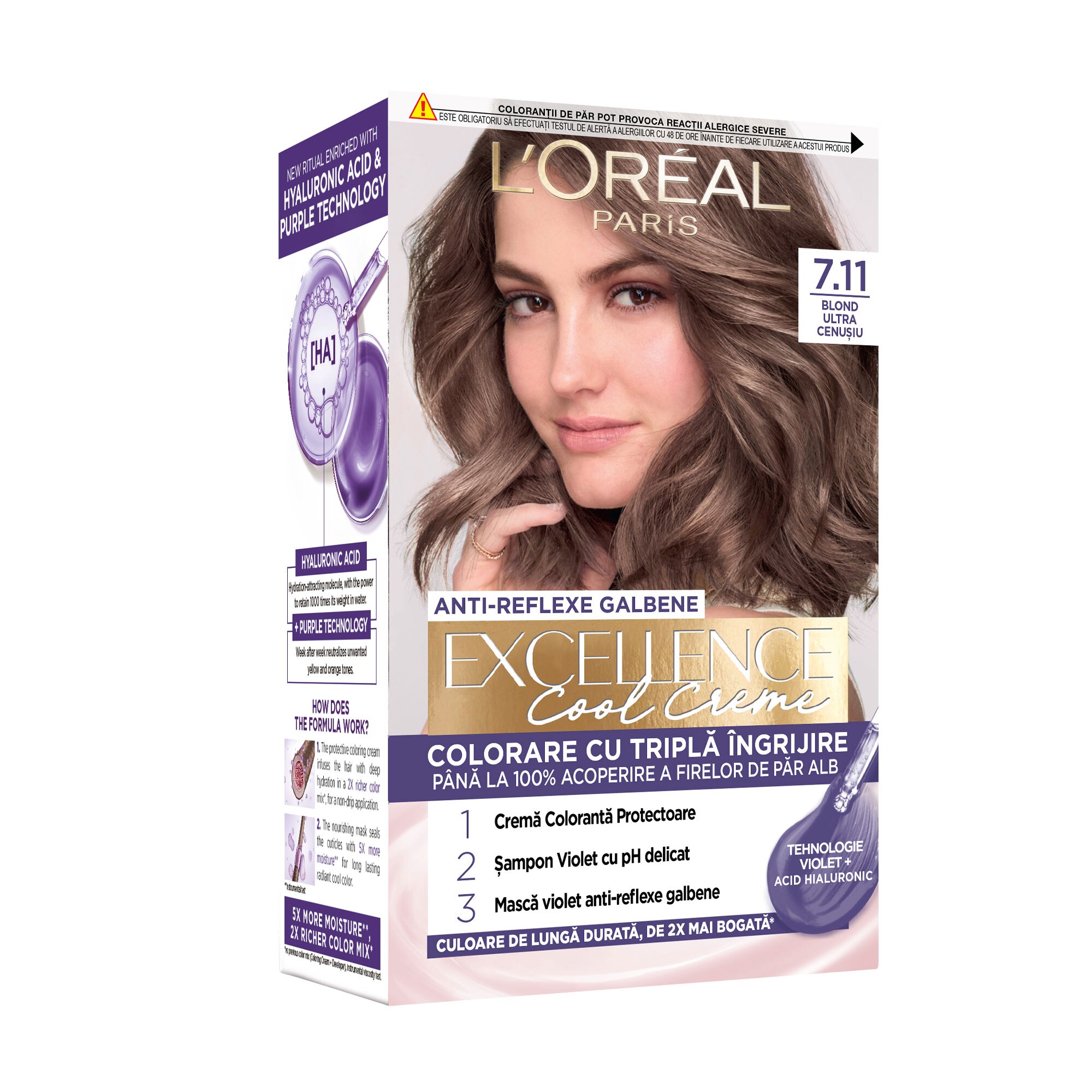 L'Oreal Excellence Cool Creme 7.11
