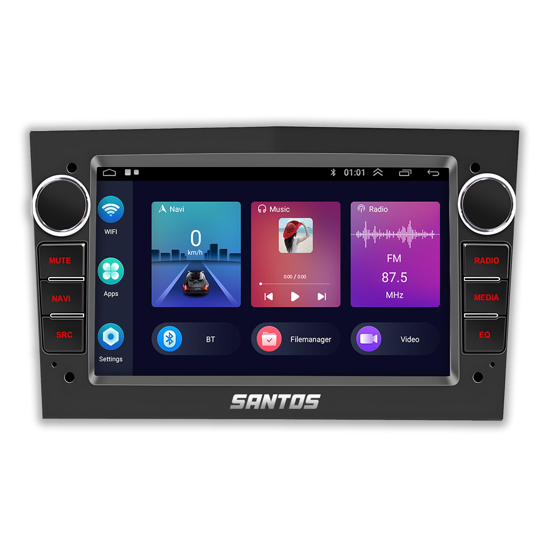 SANTOS Astra H Android 12 CarPlay