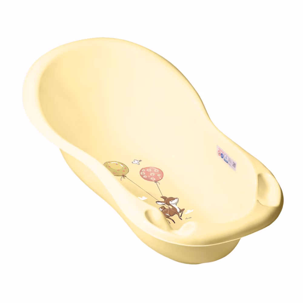 Cada de baie, Pentru bebelusi, Plastic, 102 cm, Galben