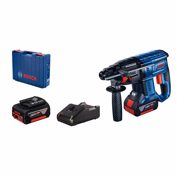 Ciocan rotopercutor Bosch Professional GBH 180-LI cu 2 acumulatori
