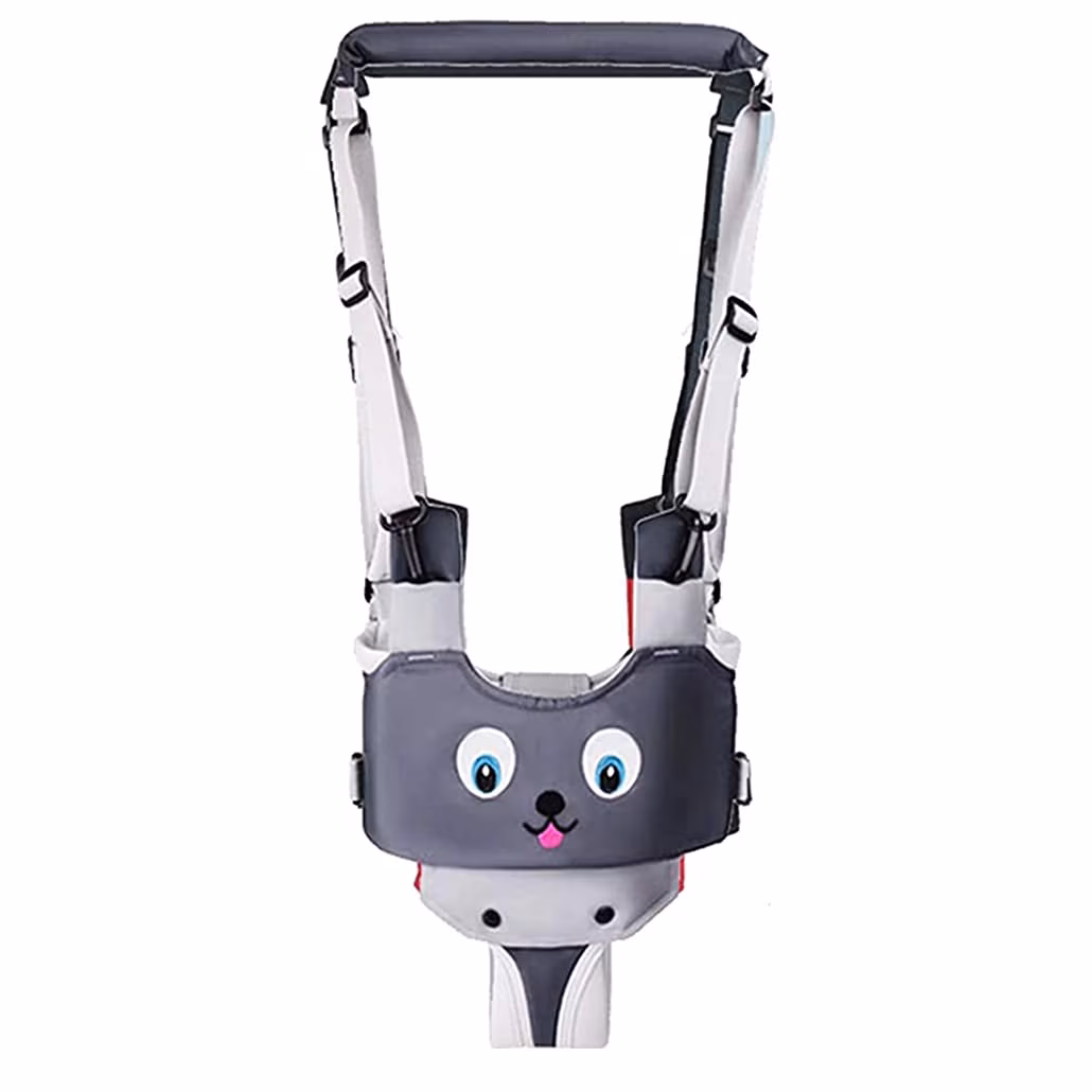 Ham bebe cu suport tip chilot detasabil premergator, bumbac, gri, Toyska®