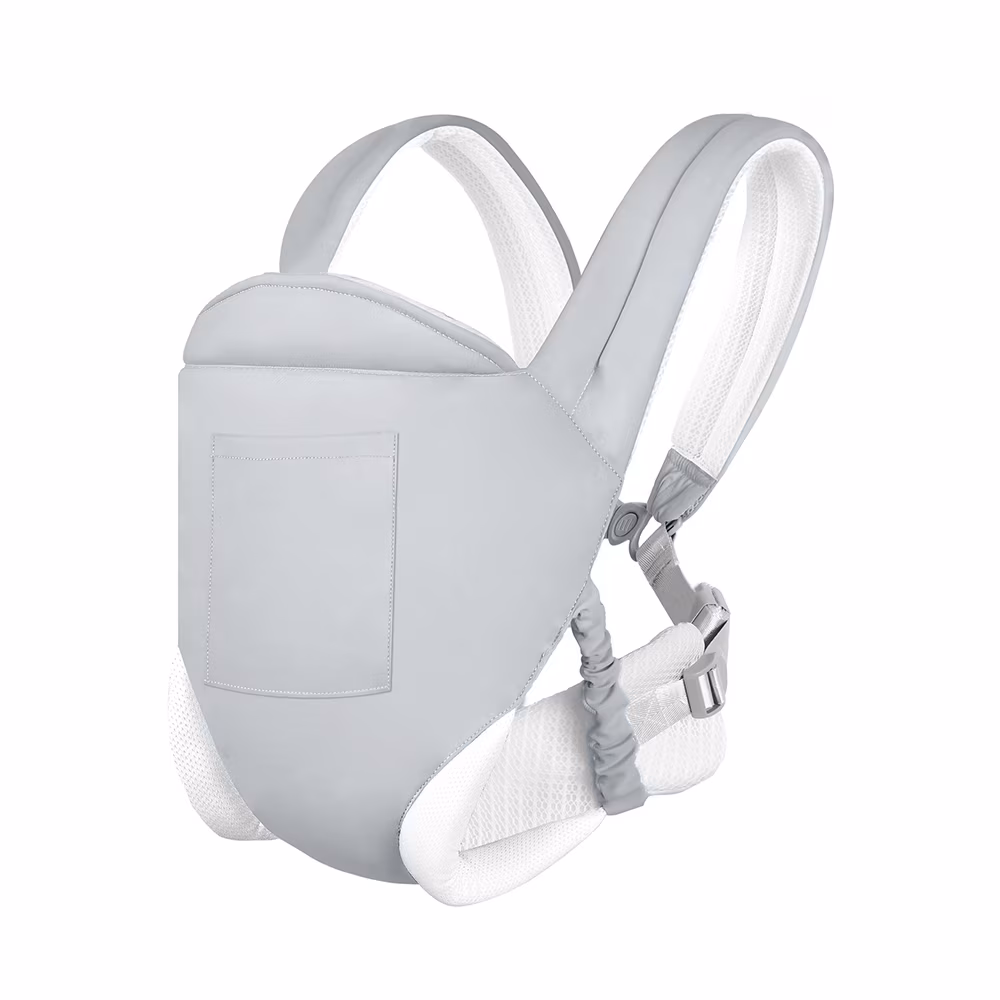 Marsupiu Ergonomic Bebelusi Jeswor, poliester, gri deschis, 3-36 luni