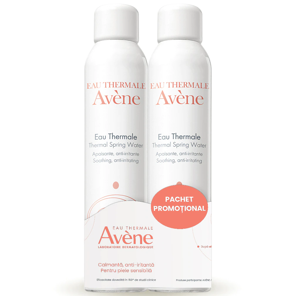 Pachet 2 x Apa termala Avene pentru ten sensibil