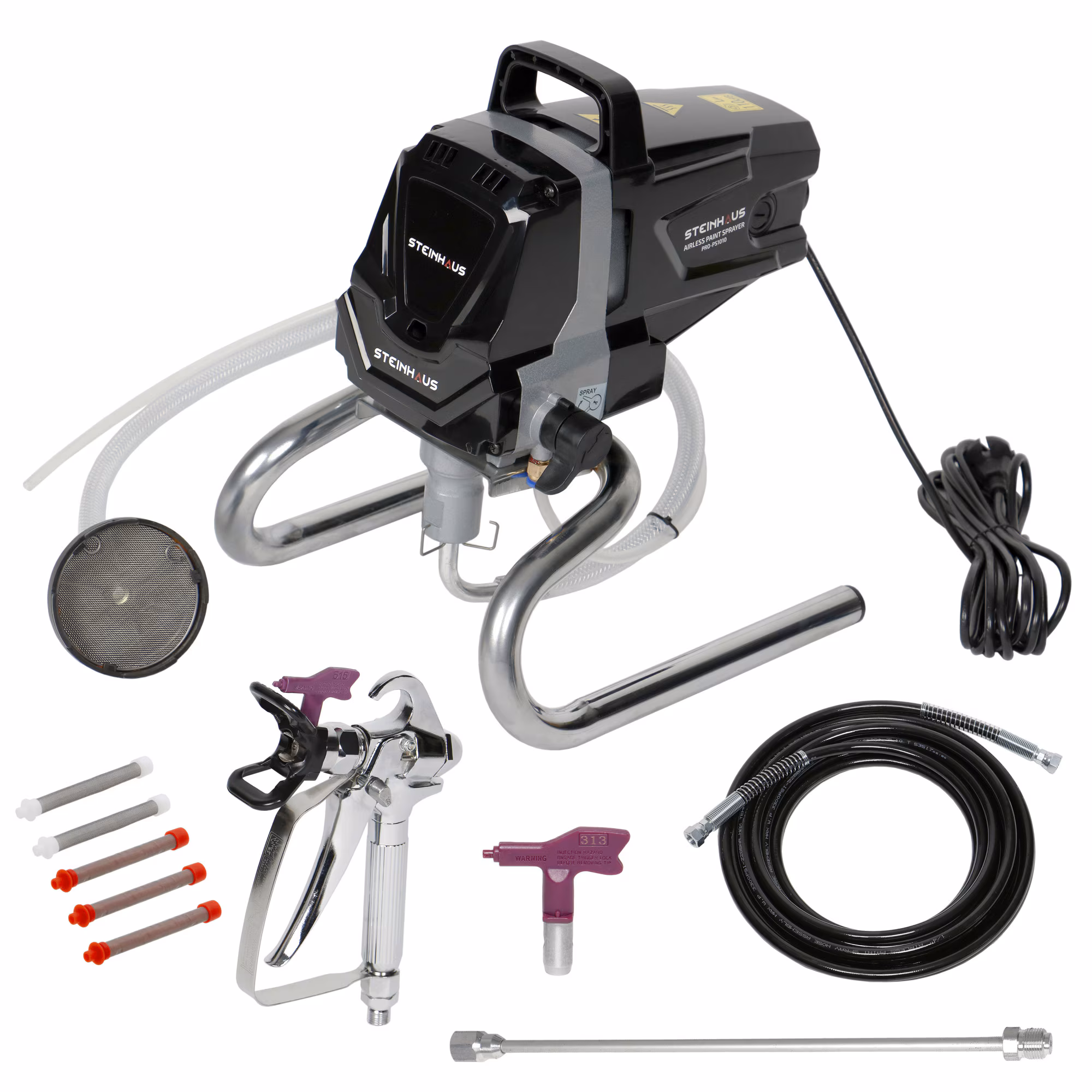 Pompa de vopsit airless semiprofesional Steinhaus PRO-PS1010, 1010 W, 200 bar