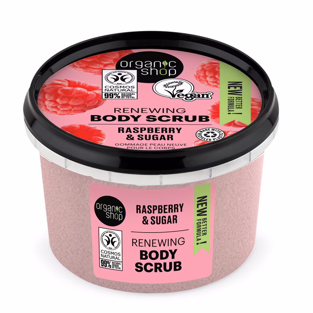 Scrub de corp Organic Shop Raspberry and Sugar