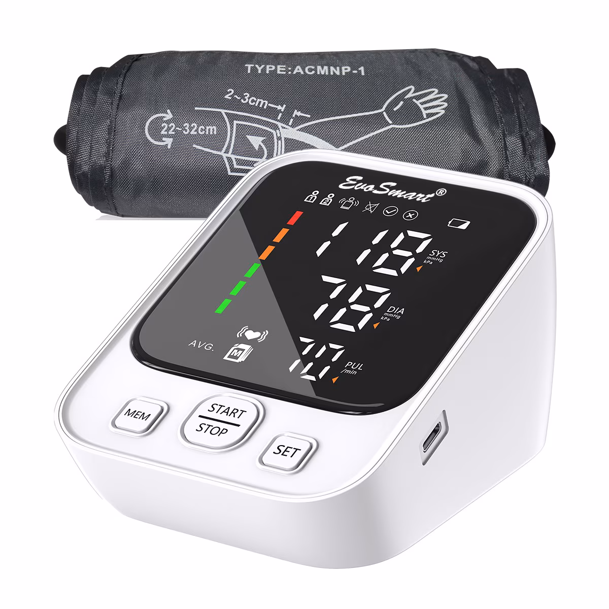 Tensiometru de brat EvoSmart™ 806