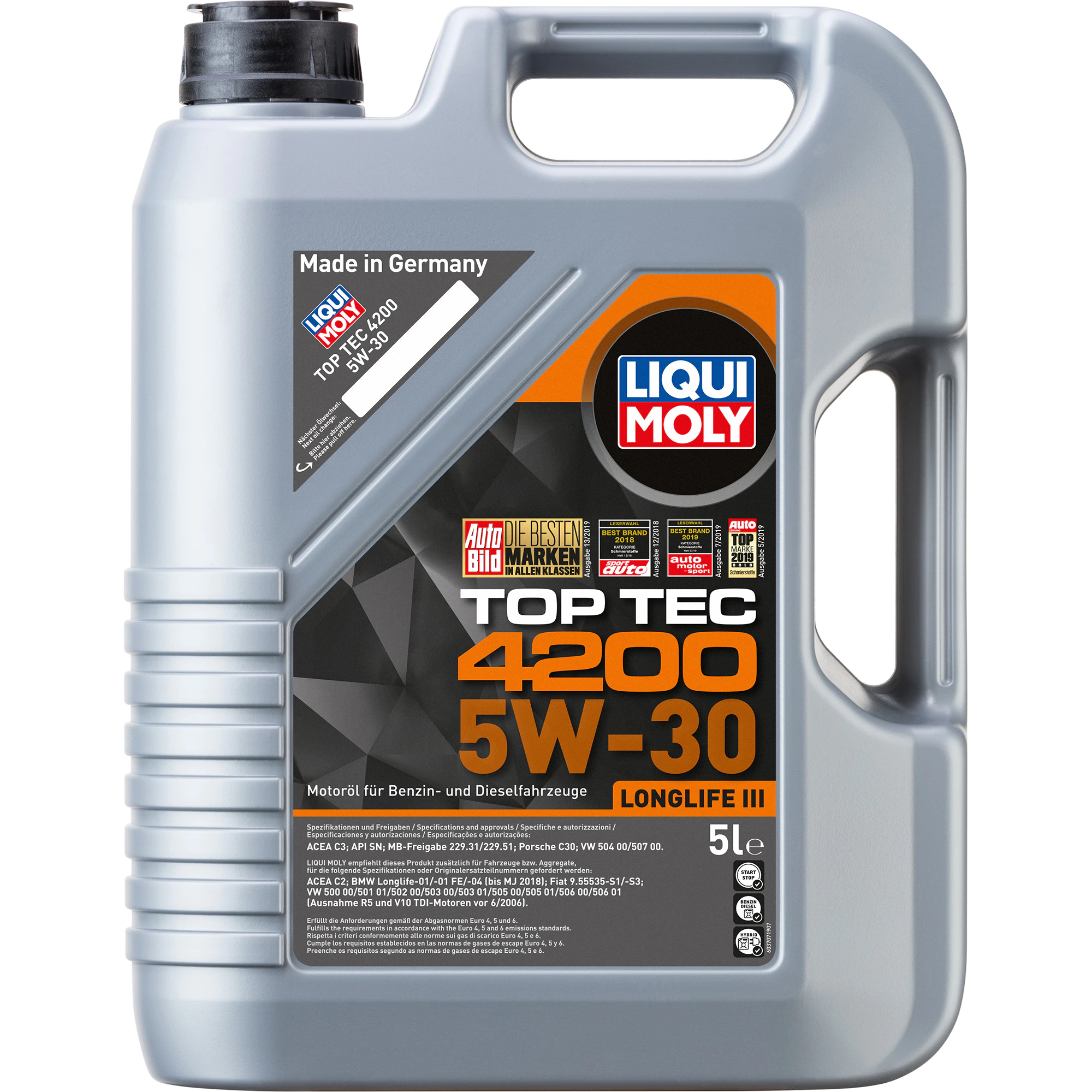 Ulei de motor Liqui Moly Top Tec 4200 5W-30