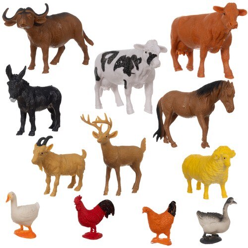 Set 12 figurine animale domestice Zola