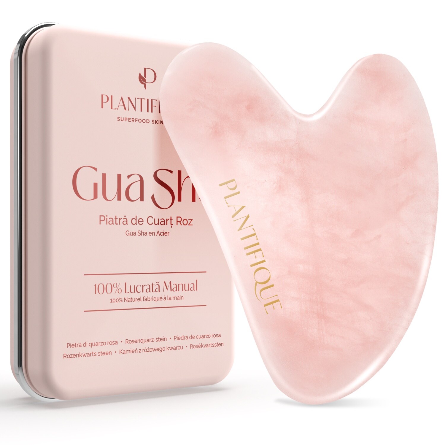 PLANTIFIQUE Gua Sha Cuart Roz