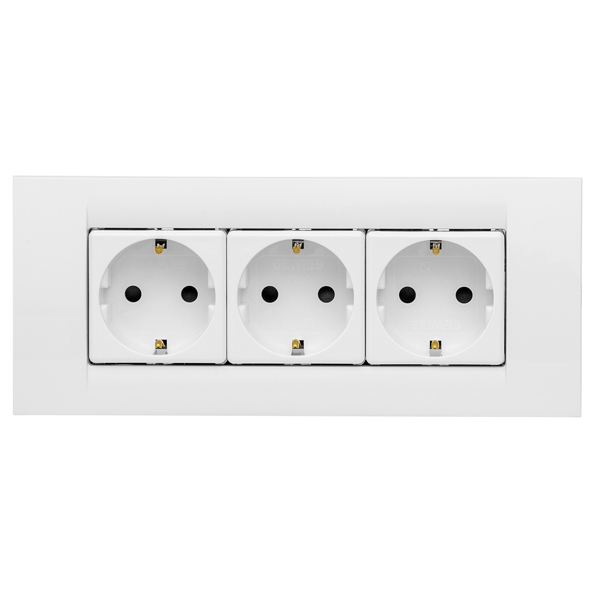 Priza tripla Gewiss 6M