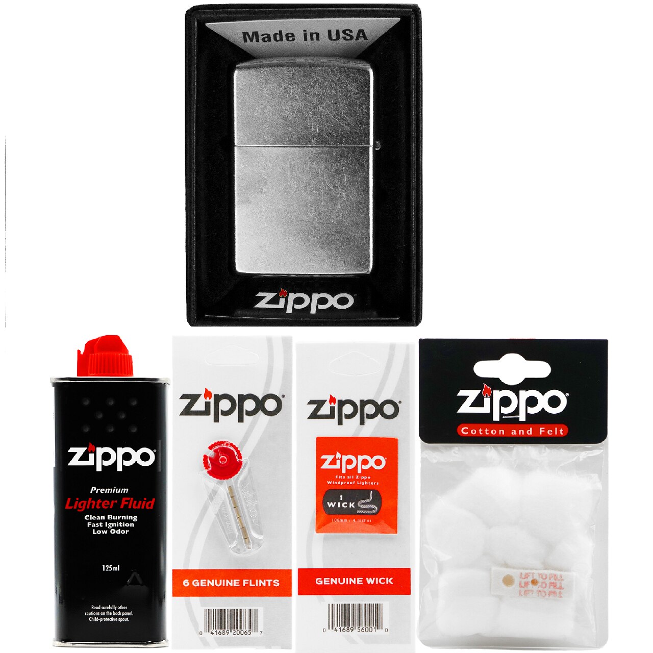 Set Bricheta + Benzina + Pietre + Fitil + Vata