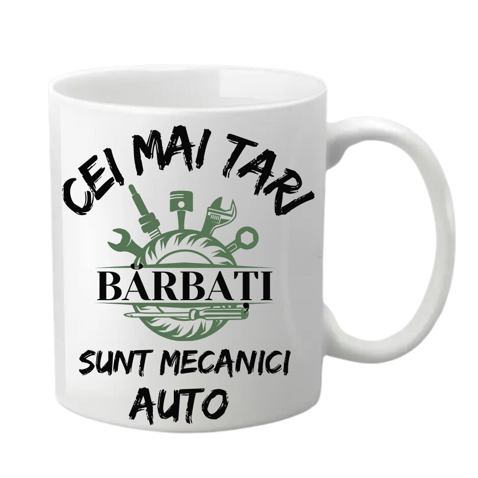 Cana personalizata mecanici auto