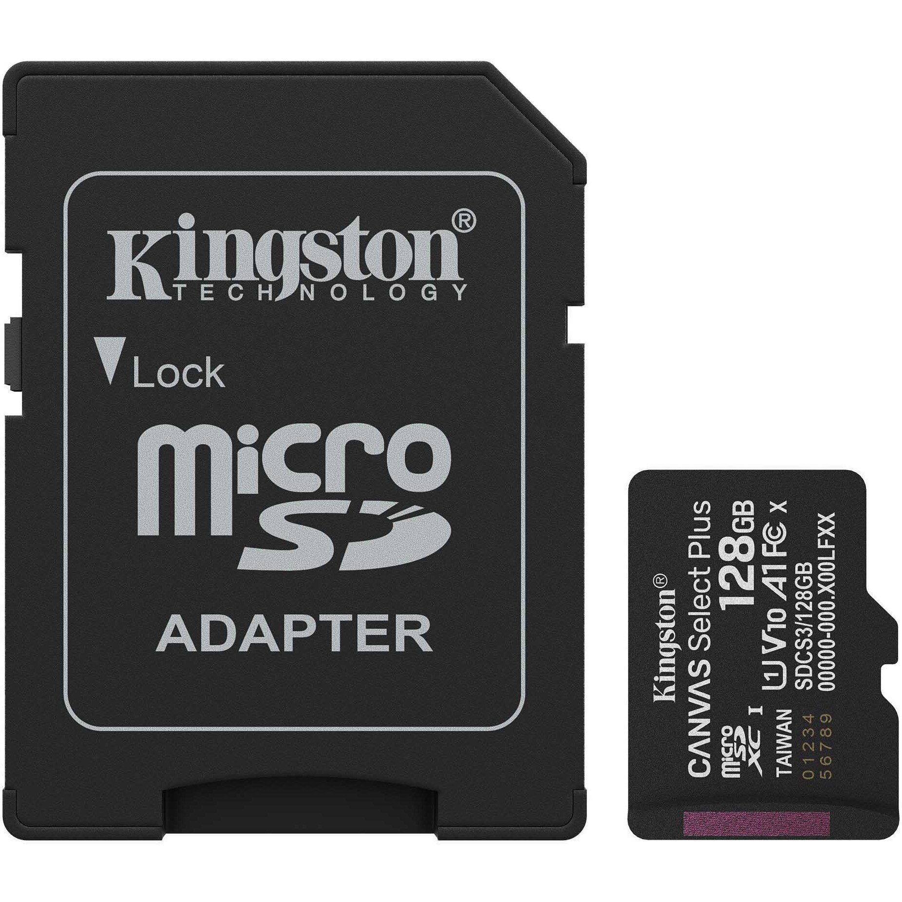 Kingston MicroSDXC Select Plus 128GB V2