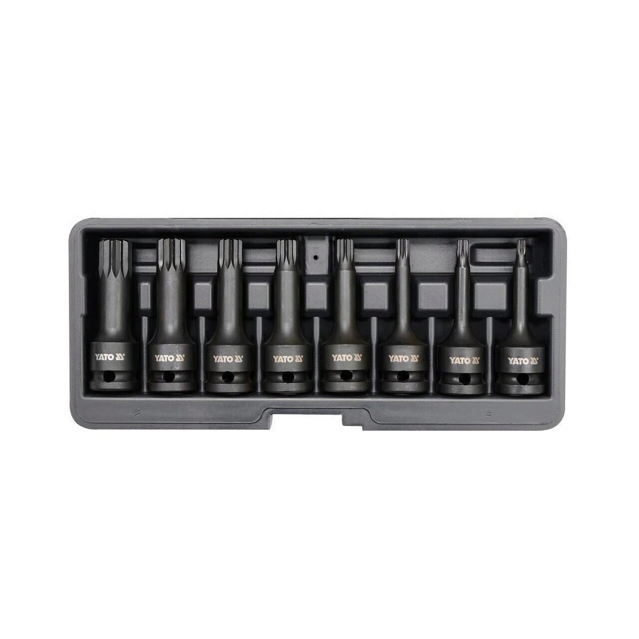 Set 8 chei de impact spline Yato