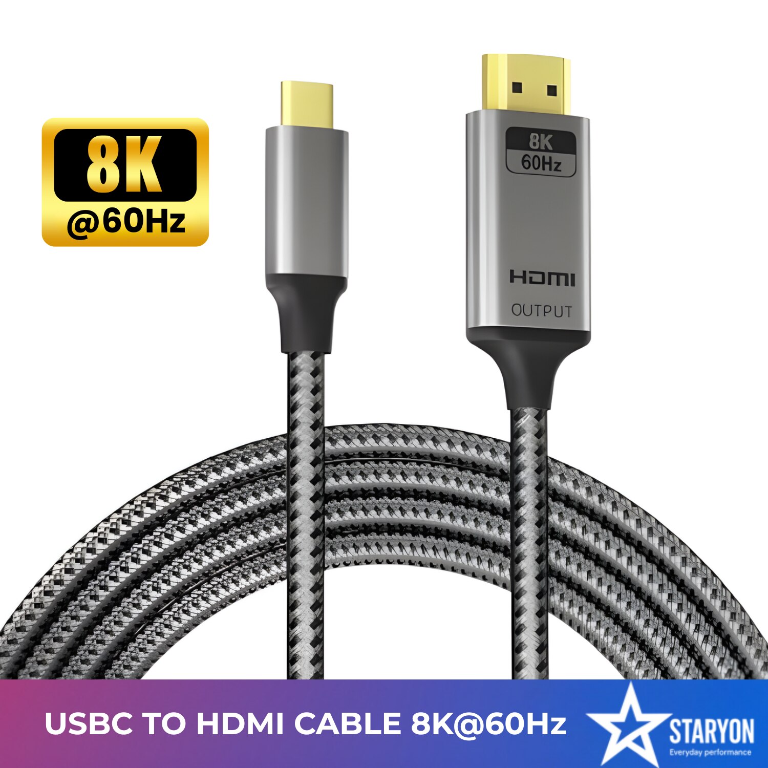 Cablu Staryon USB-C HDMI 8K