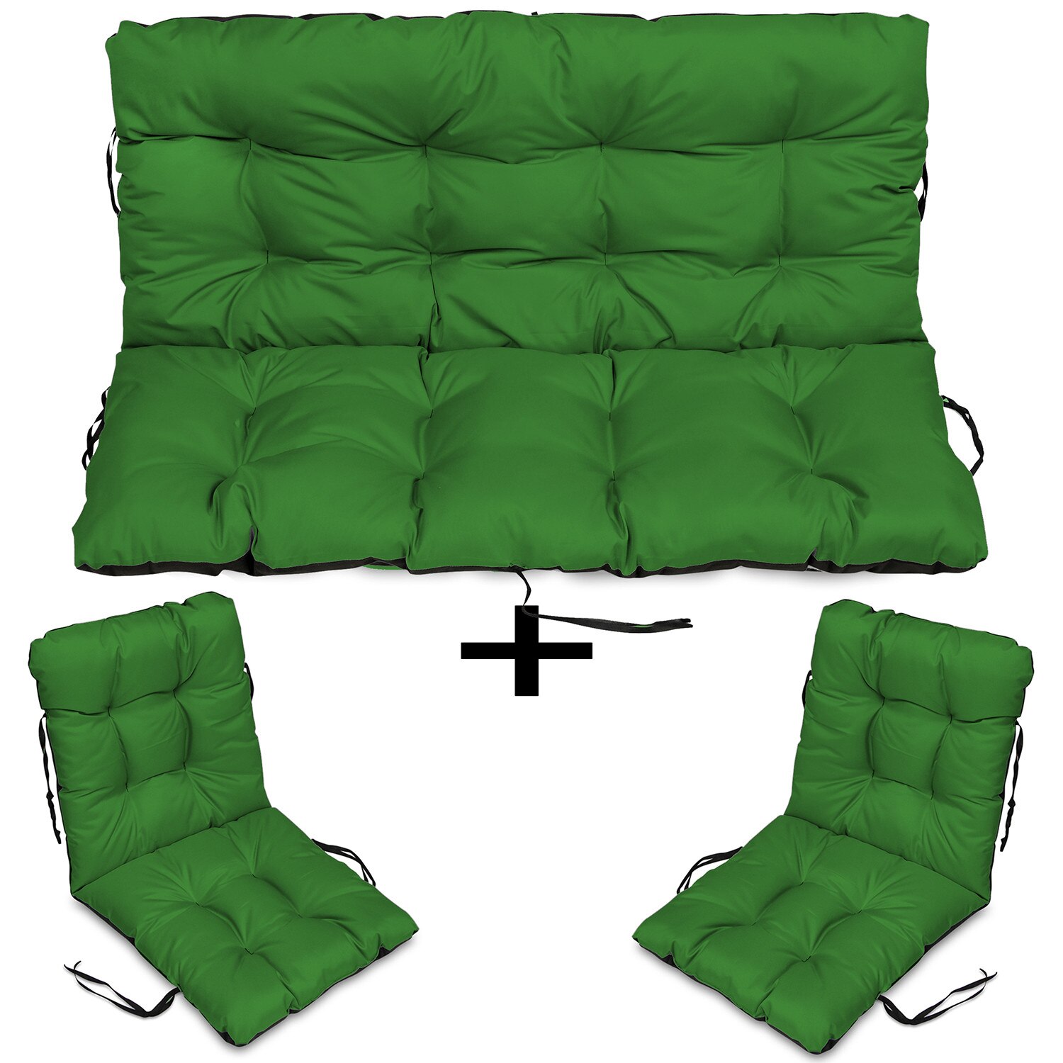 Set Perne Superkissen24 Verde 140x60x50