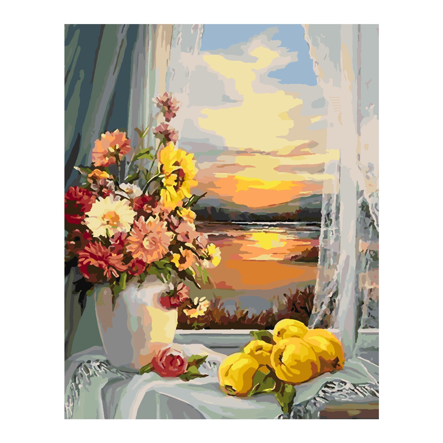 Set pictura Priveliste cu lac