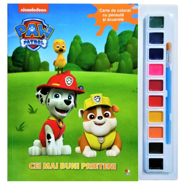Cei Mai Buni Prieteni. Carte De Colorat Cu Pensule Si Acuarele