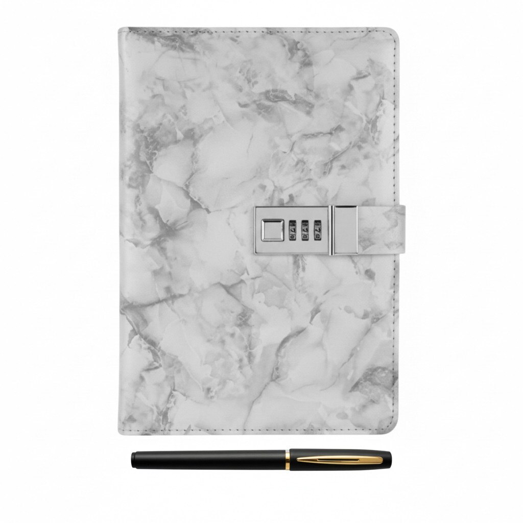 Agenda jurnal A5 cu cod MASTPAD Gri