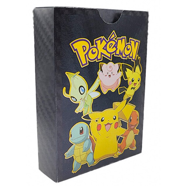 Set 55 cartonase negre Pokemon