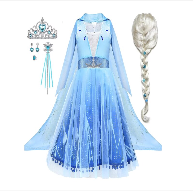 Rochie Elsa Frozen 2 ANUTETOUNI 3-4 ani