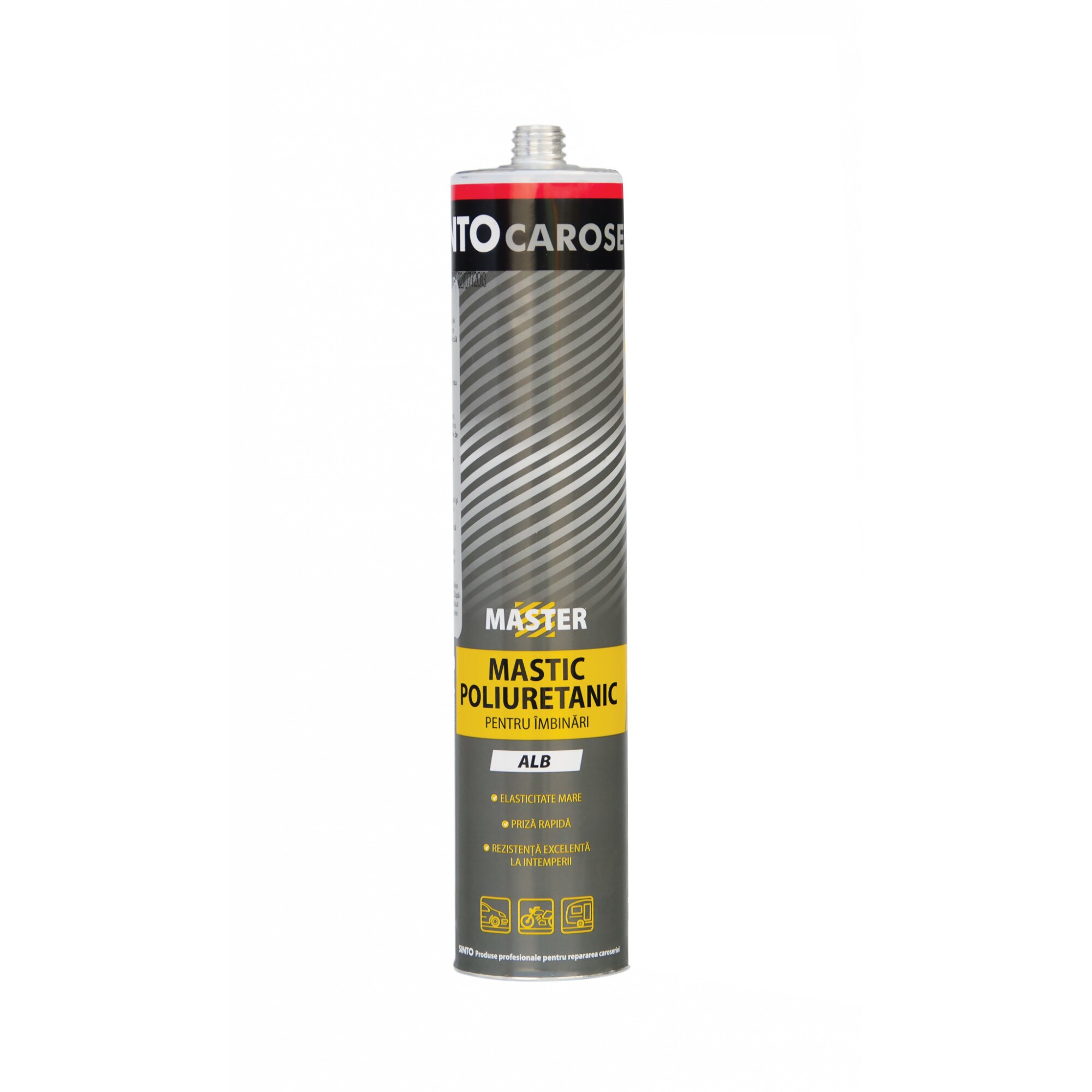 Mastic poliuretanic caroserie auto Negru Sinto 310 ml