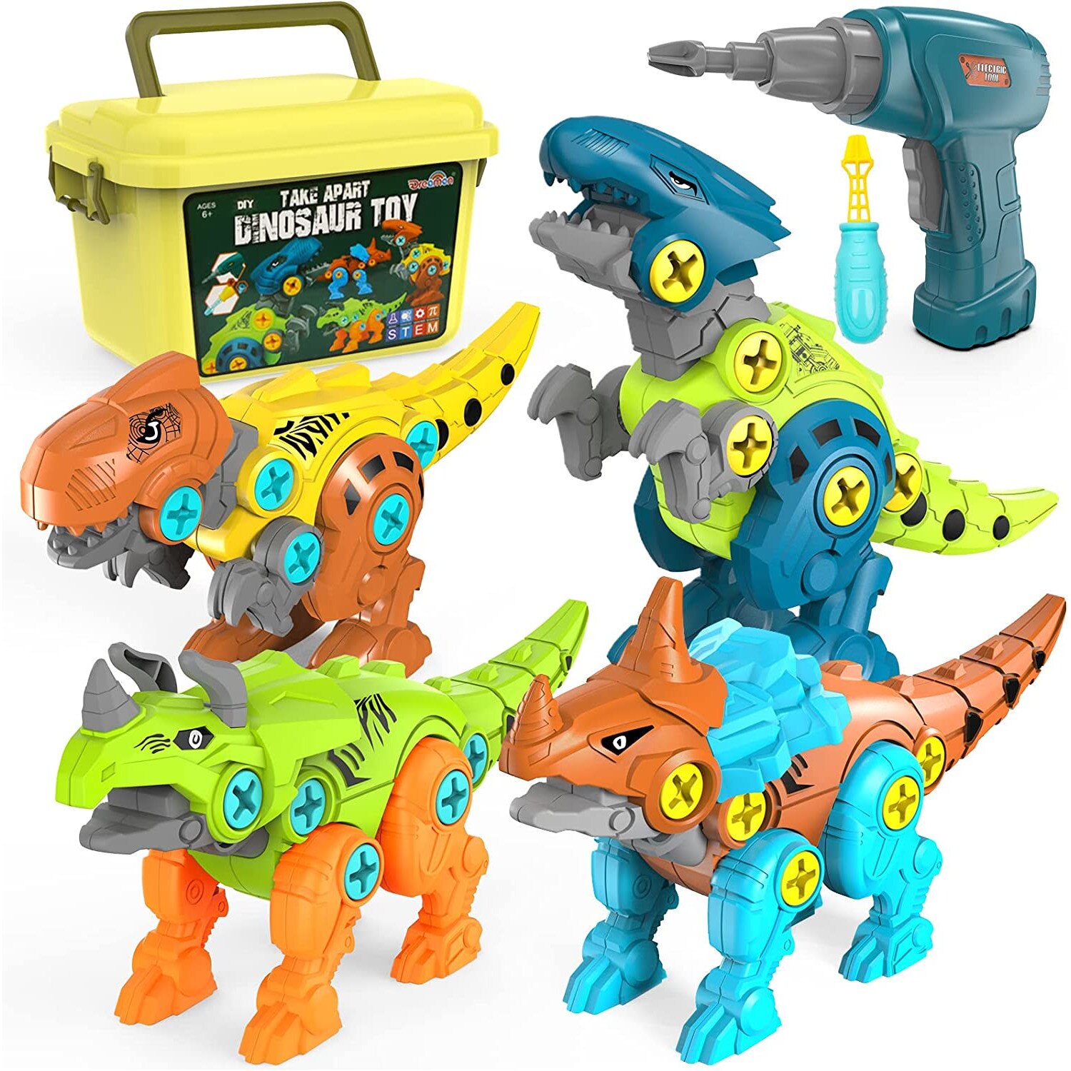 Set asamblare dinozauri Pitikot