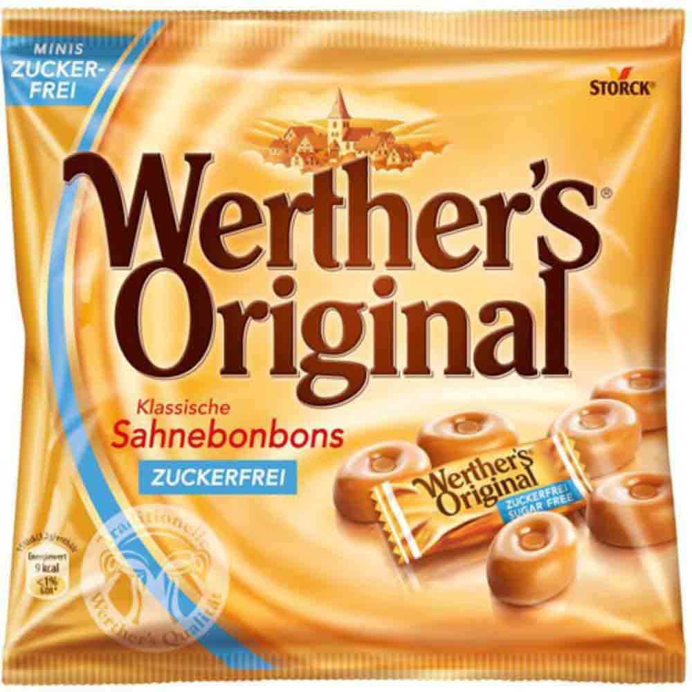 Dropsuri Werther's Original fără zahăr