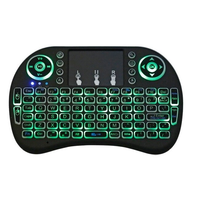 Mini tastatură wireless cu touchpad iluminată Rii