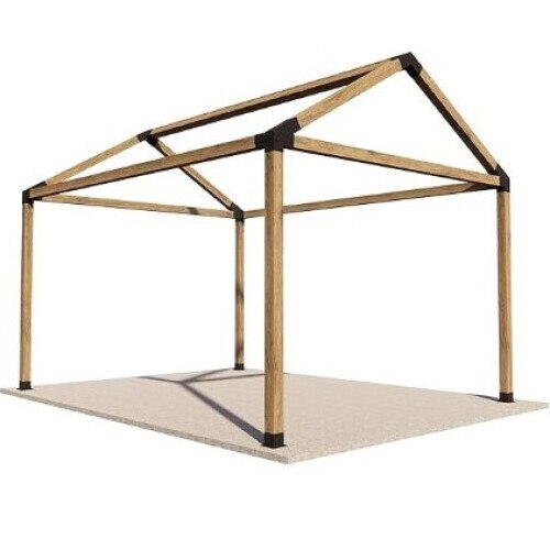 Foisor Pergola Lemn Buz 3x4m