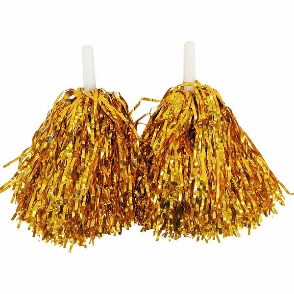 Set 2 Pompoane Majorete Saiconcept Auriu