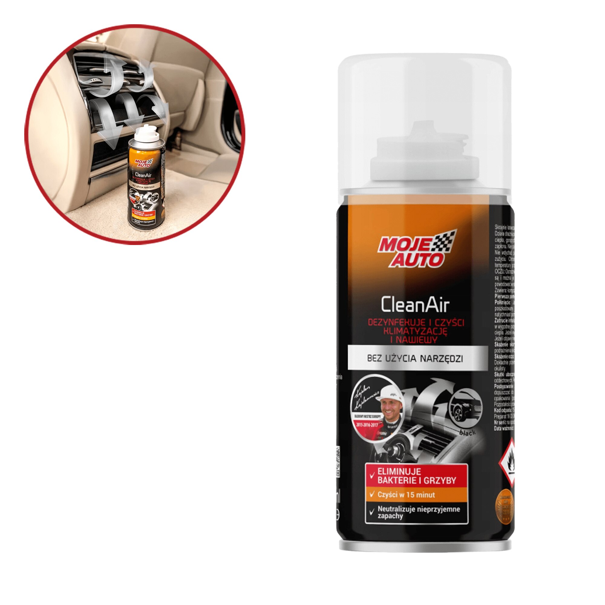 Spray curatare Moje Auto Black 150ml